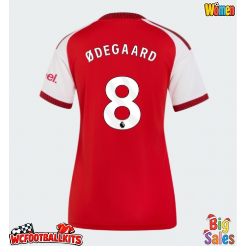 Arsenal Martin Odegaard #8 Replica Home Stadium Shirt for Women 2026-27 Short Sleeve